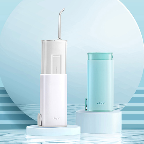 Olybo telescopic portable dental flusher White